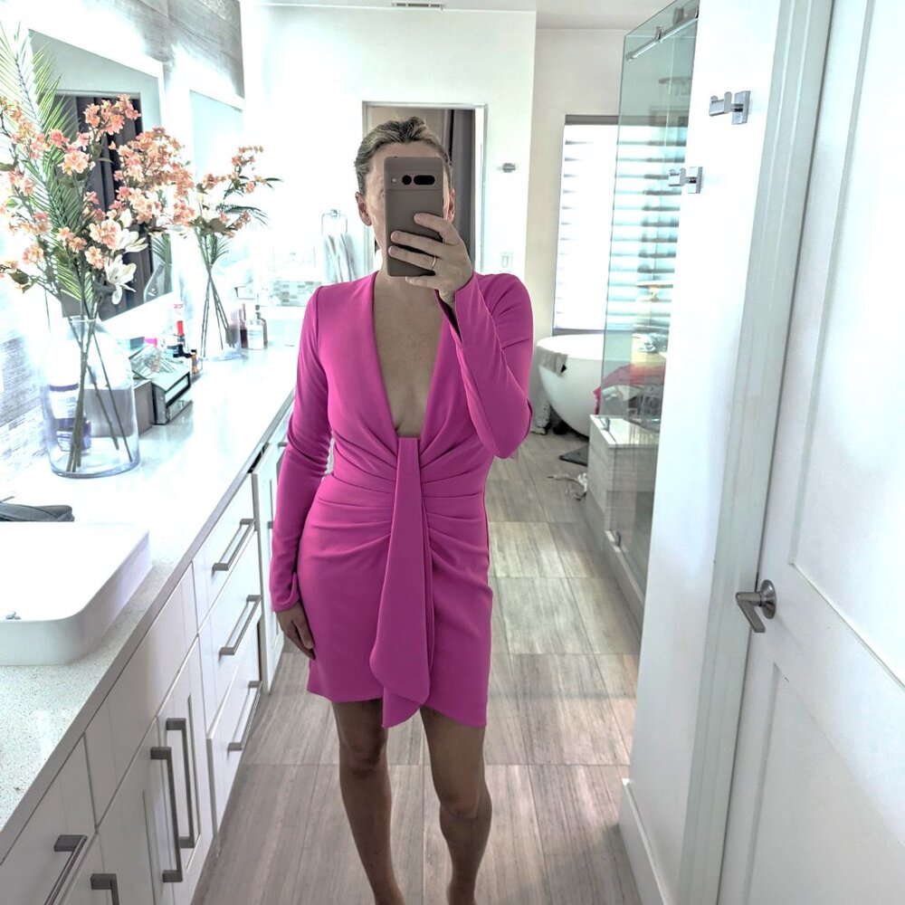 Katie May - Next Round Dress - Medium - Electric Pink - Picture 2 of 8